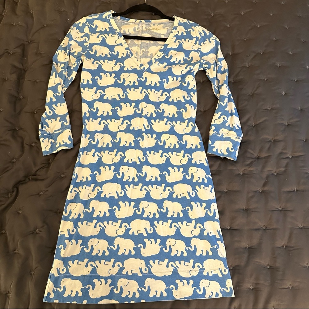 Lilly Pulitzer Christie tusk in sun vneck dress